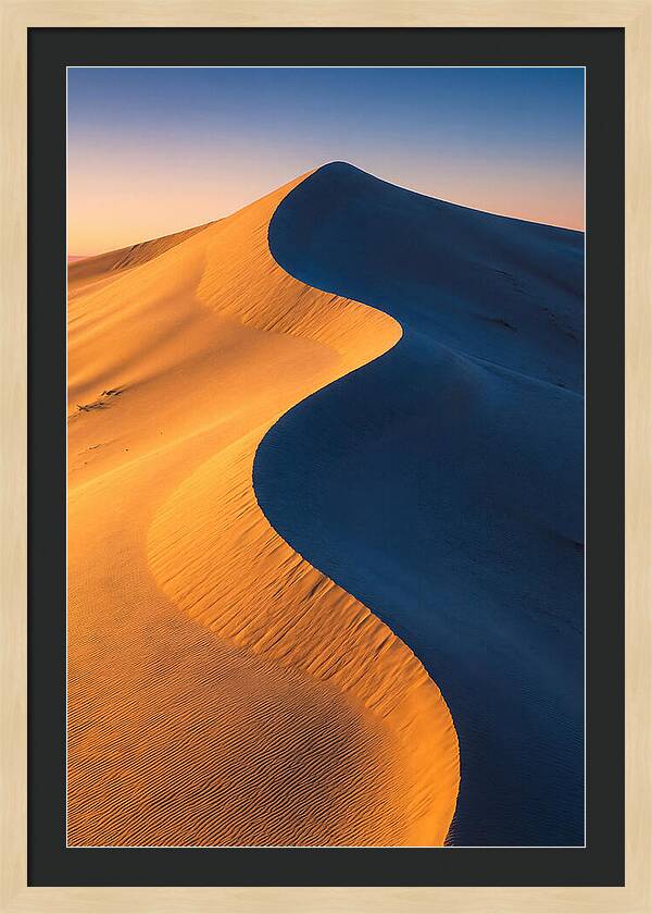 Erg Chebbi Dunes At Sunrise