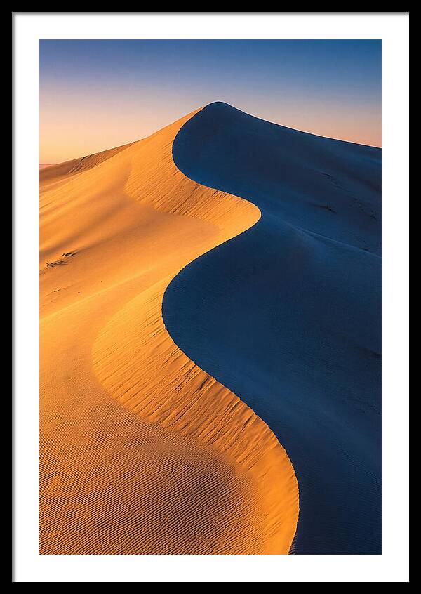 Erg Chebbi Dunes At Sunrise