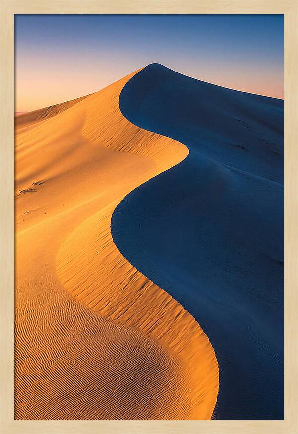 Erg Chebbi Dunes At Sunrise