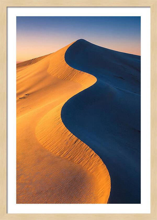 Erg Chebbi Dunes At Sunrise