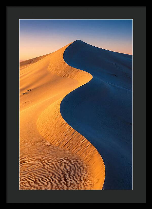 Erg Chebbi Dunes At Sunrise