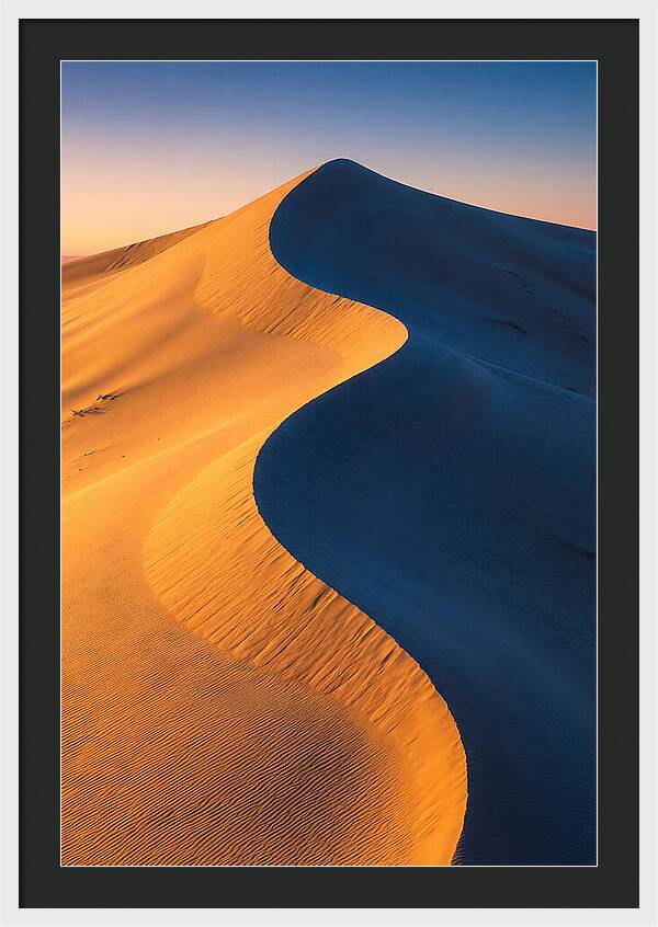 Erg Chebbi Dunes At Sunrise