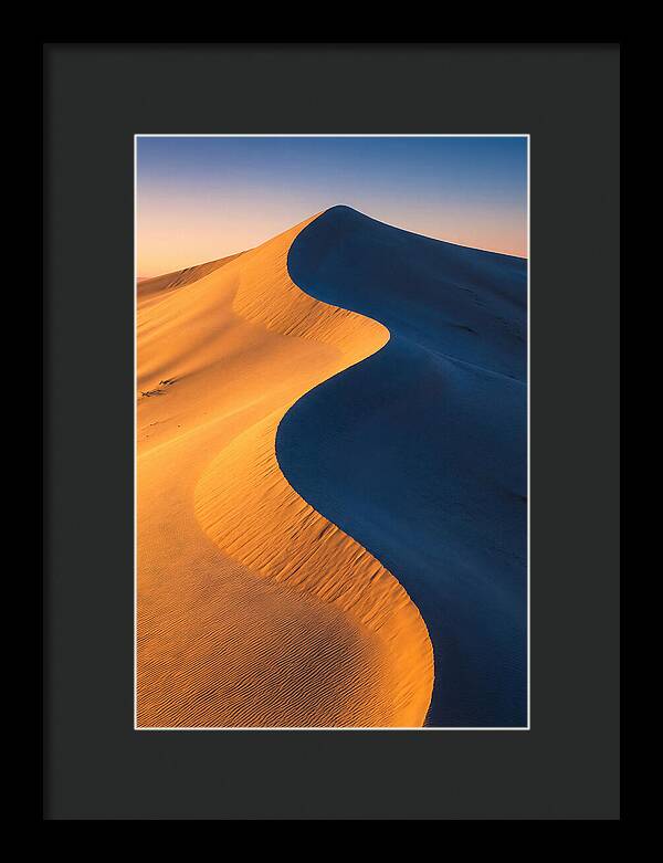 Erg Chebbi Dunes At Sunrise