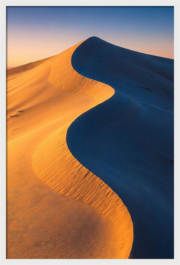Erg Chebbi Dunes At Sunrise