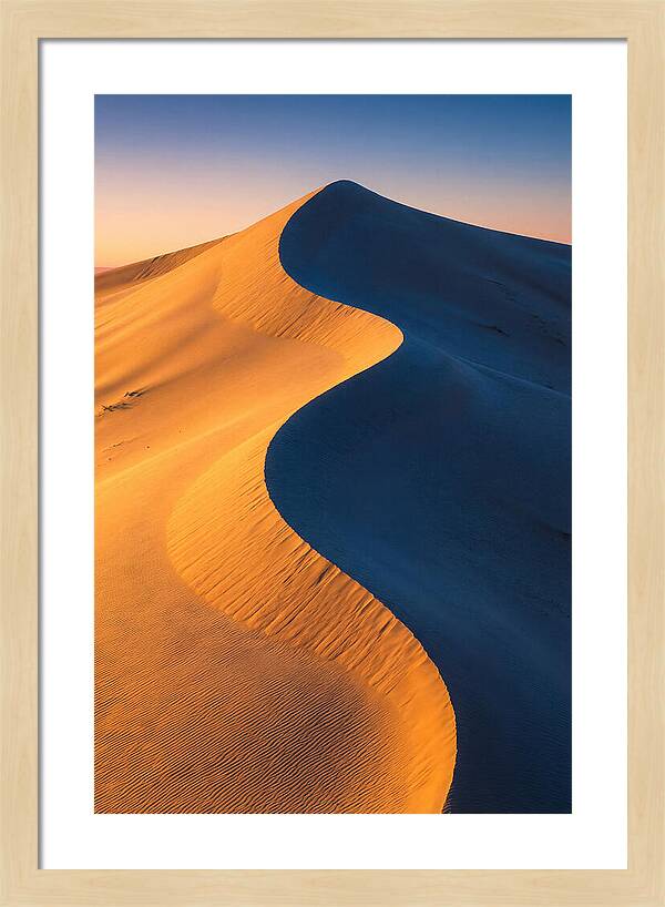 Erg Chebbi Dunes At Sunrise