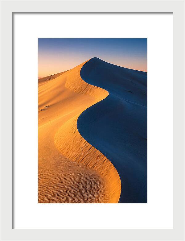 Erg Chebbi Dunes At Sunrise