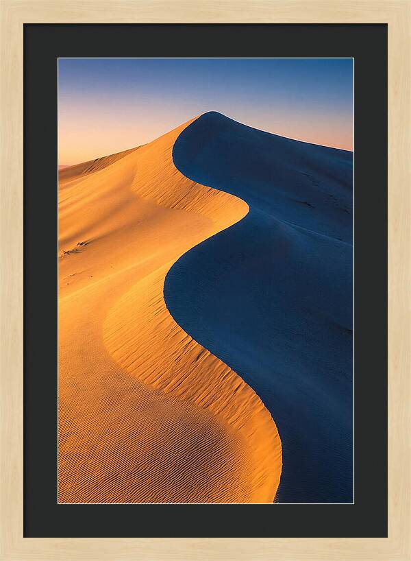 Erg Chebbi Dunes At Sunrise