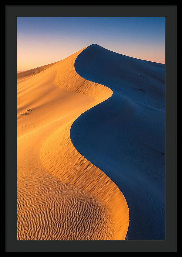 Erg Chebbi Dunes At Sunrise
