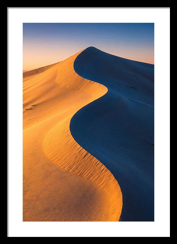 Erg Chebbi Dunes At Sunrise