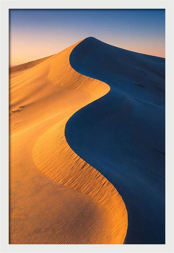 Erg Chebbi Dunes At Sunrise