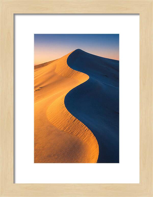 Erg Chebbi Dunes At Sunrise