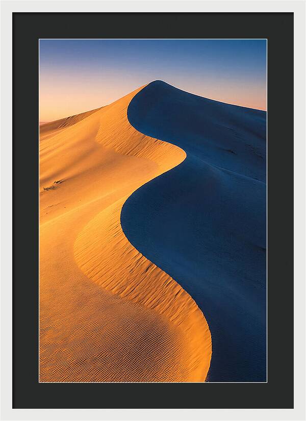 Erg Chebbi Dunes At Sunrise