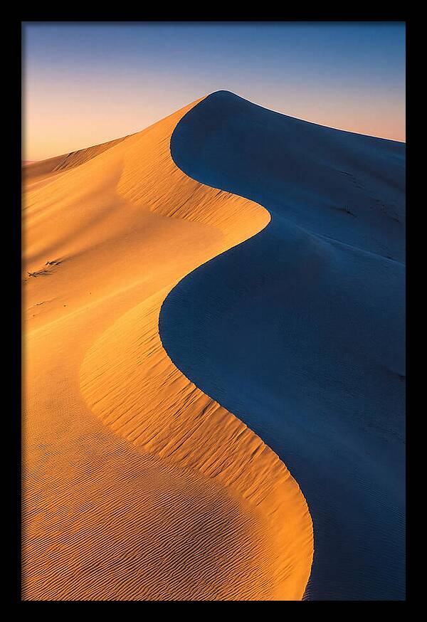 Erg Chebbi Dunes At Sunrise