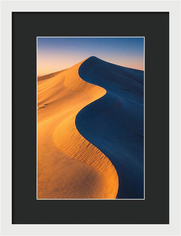 Erg Chebbi Dunes At Sunrise
