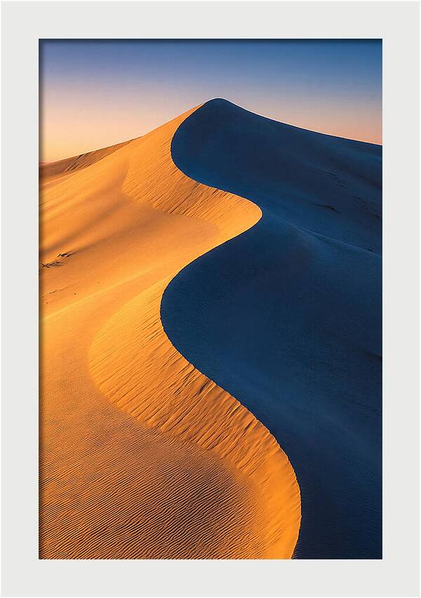 Erg Chebbi Dunes At Sunrise