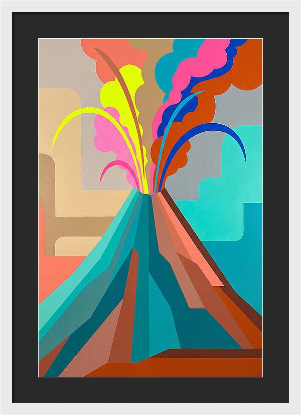 Erupting Colors Of Nature