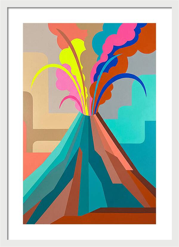 Erupting Colors Of Nature