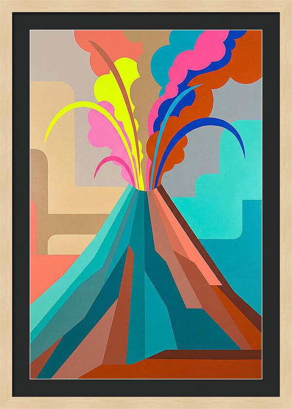 Erupting Colors Of Nature