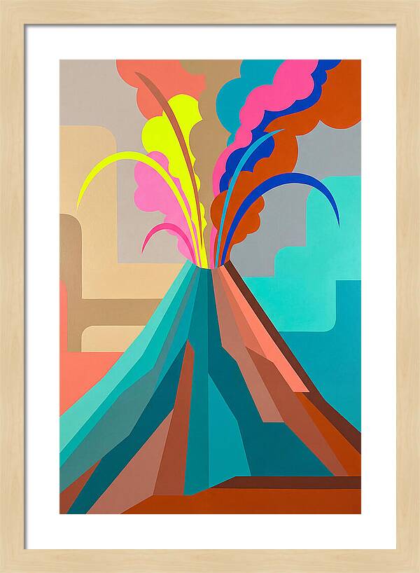 Erupting Colors Of Nature