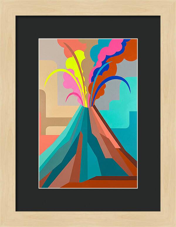 Erupting Colors Of Nature