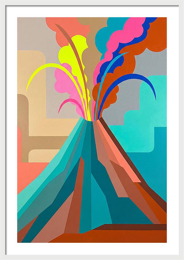Erupting Colors Of Nature