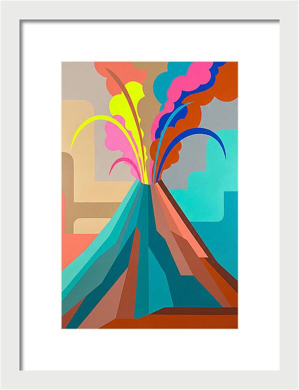 Erupting Colors Of Nature