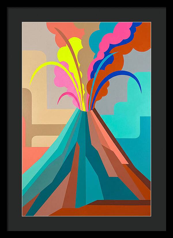 Erupting Colors Of Nature