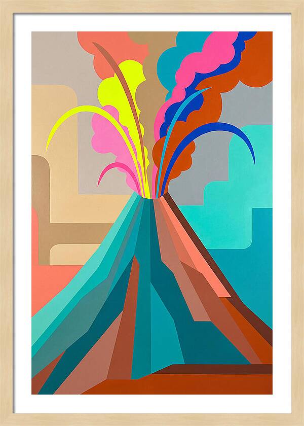 Erupting Colors Of Nature