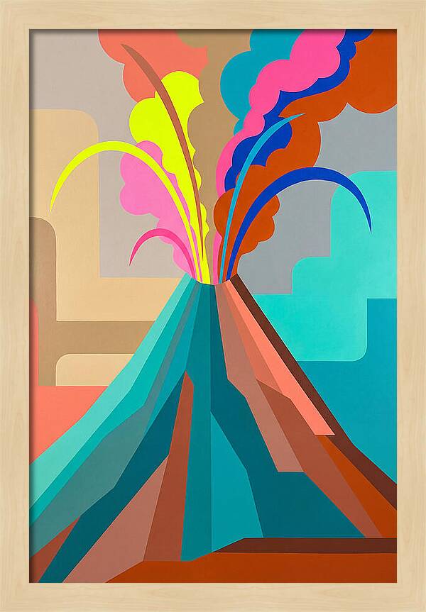 Erupting Colors Of Nature