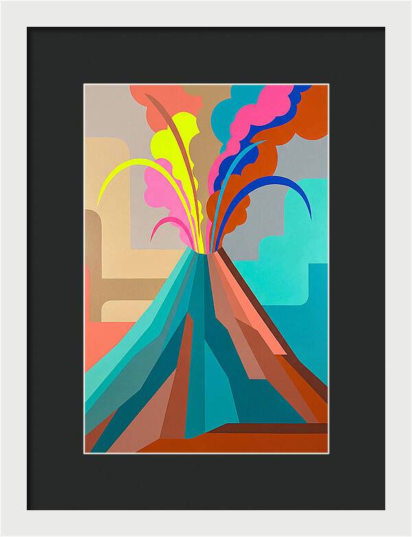Erupting Colors Of Nature