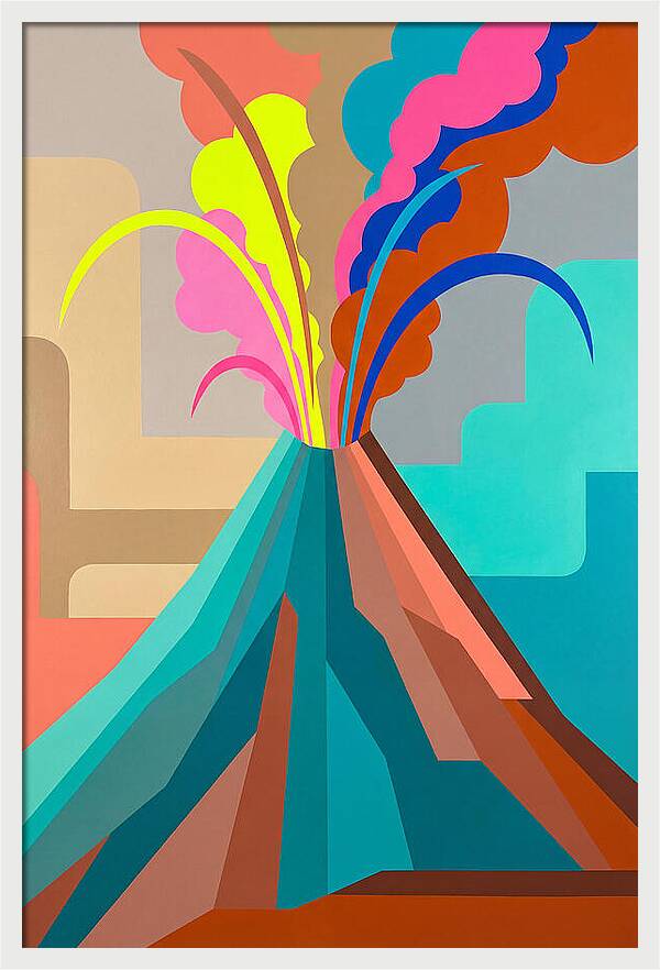 Erupting Colors Of Nature