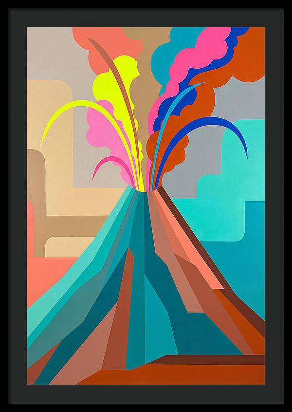 Erupting Colors Of Nature
