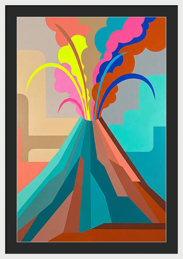 Erupting Colors Of Nature