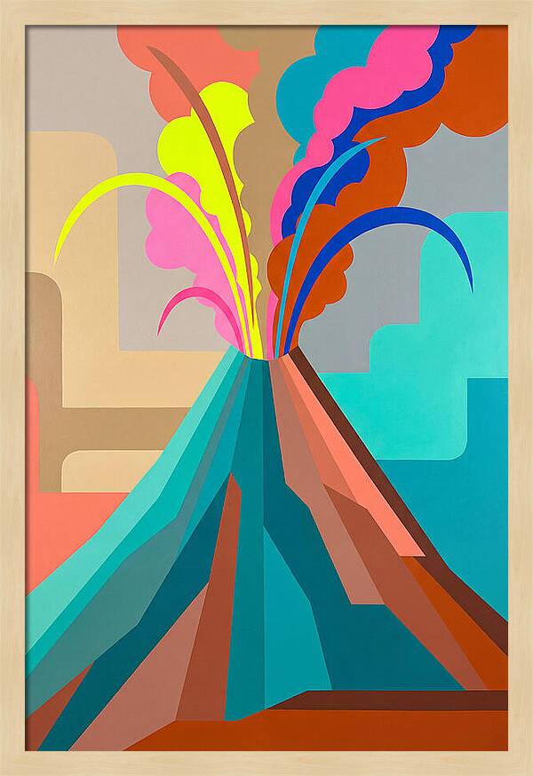 Erupting Colors Of Nature