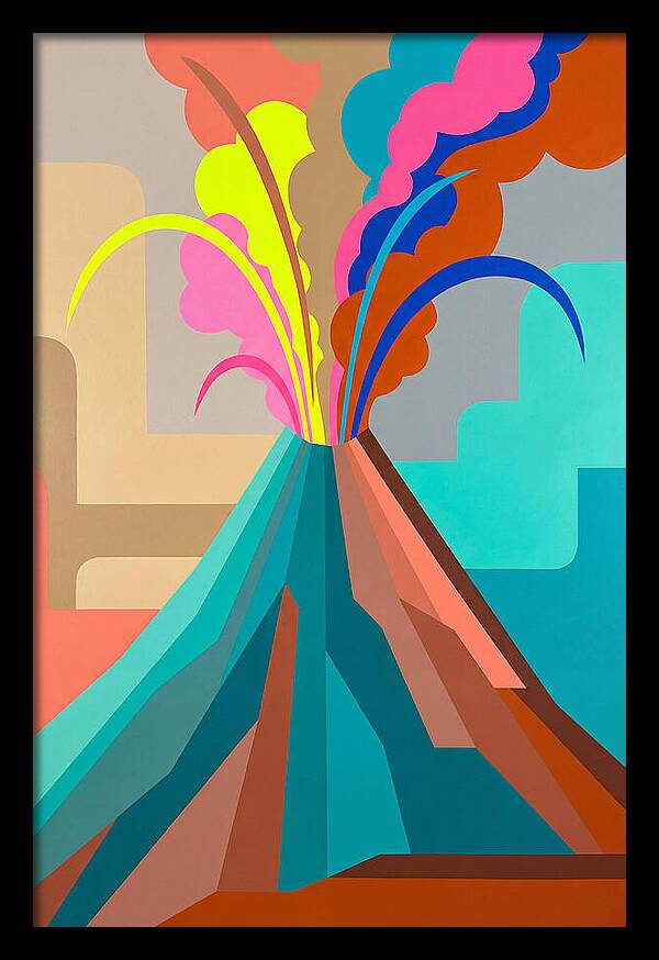 Erupting Colors Of Nature
