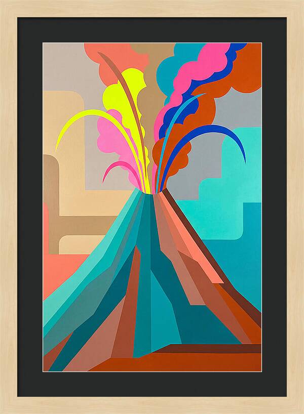 Erupting Colors Of Nature