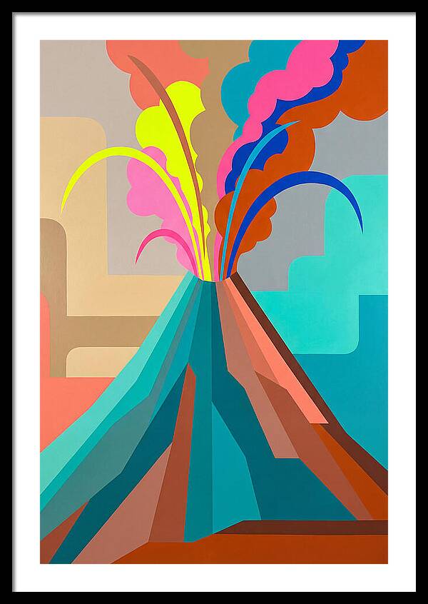 Erupting Colors Of Nature
