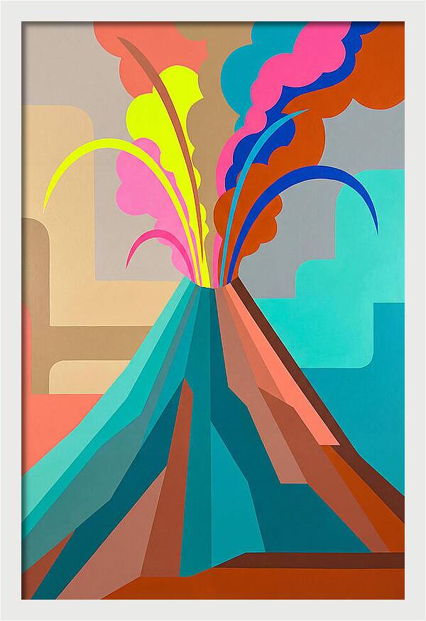 Erupting Colors Of Nature