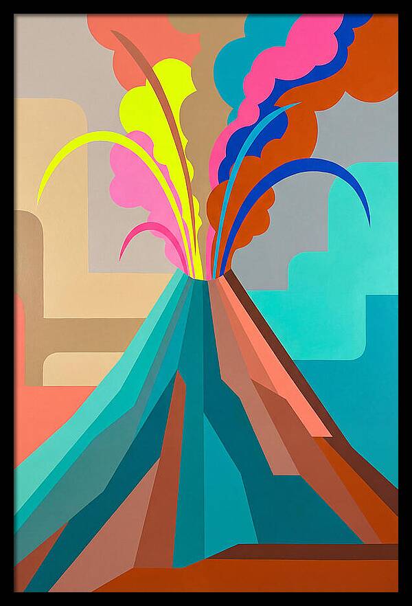 Erupting Colors Of Nature