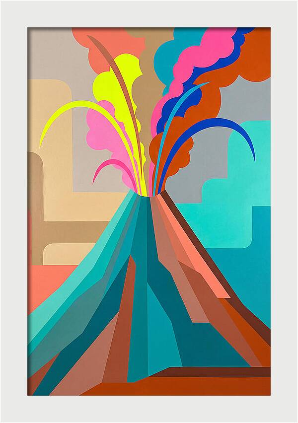Erupting Colors Of Nature