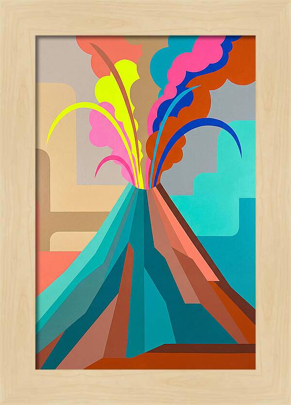 Erupting Colors Of Nature