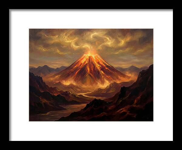 Eruption At Dusk