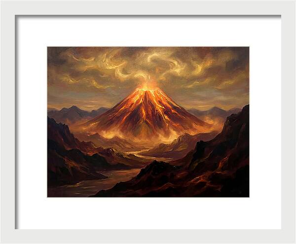 Eruption At Dusk