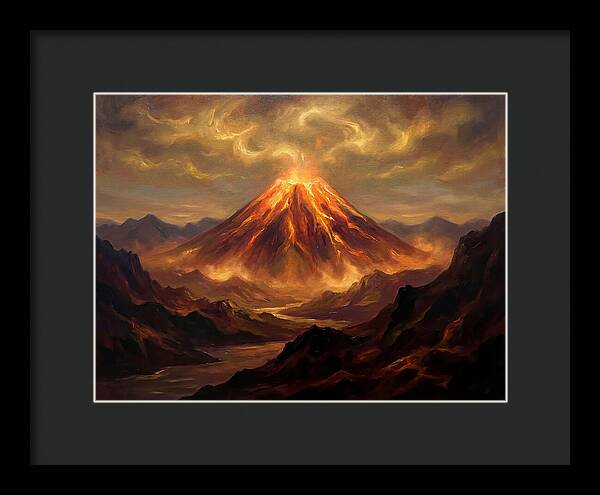 Eruption At Dusk