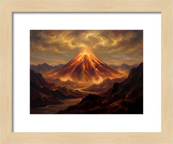 Eruption At Dusk