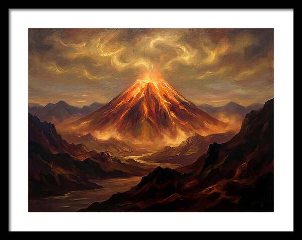 Eruption At Dusk