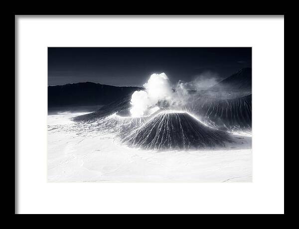Eruption Of Mount Bromo At Dawn