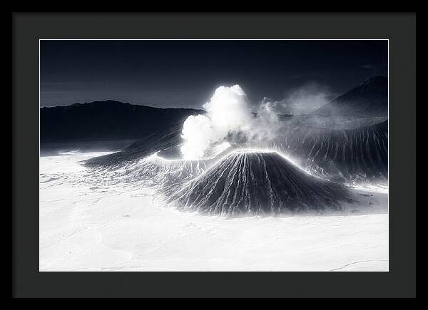 Eruption Of Mount Bromo At Dawn