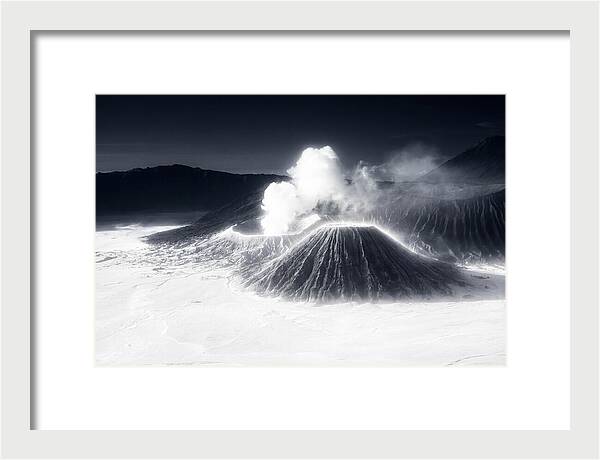 Eruption Of Mount Bromo At Dawn