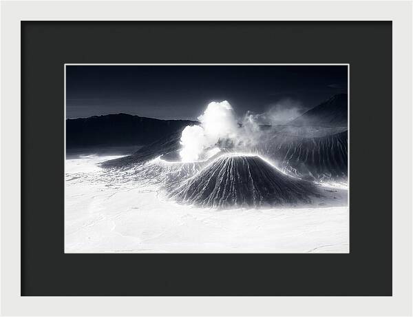 Eruption Of Mount Bromo At Dawn
